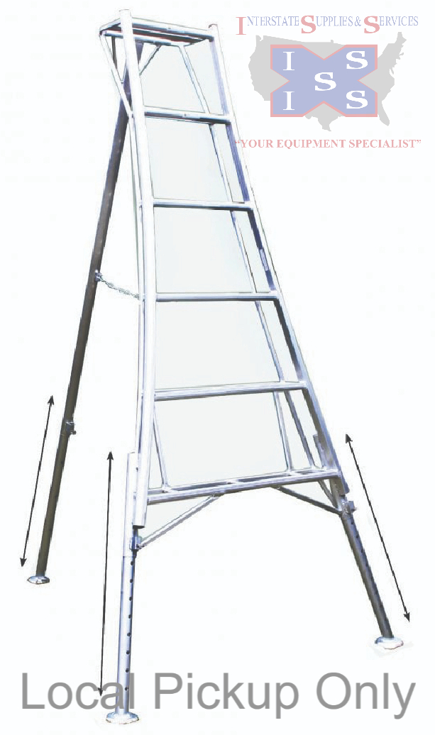 ProvenFlo 8 Foot Adjustable Tripod Ladder